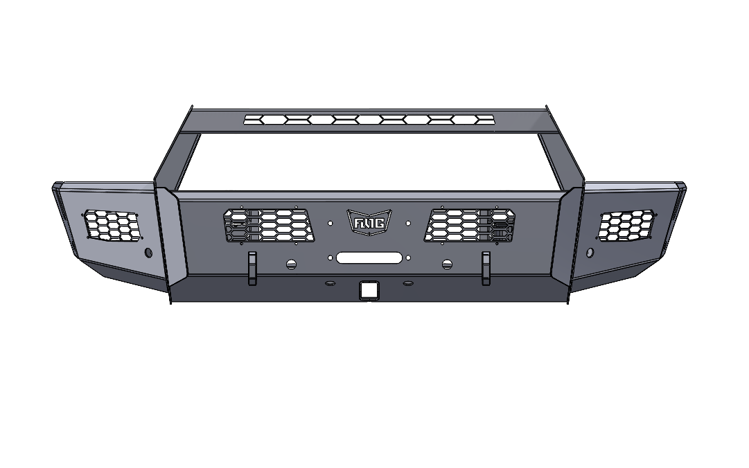 Frontier Series 2010-2018 Ram 4500/5500 Front Bumper - Bull Bar