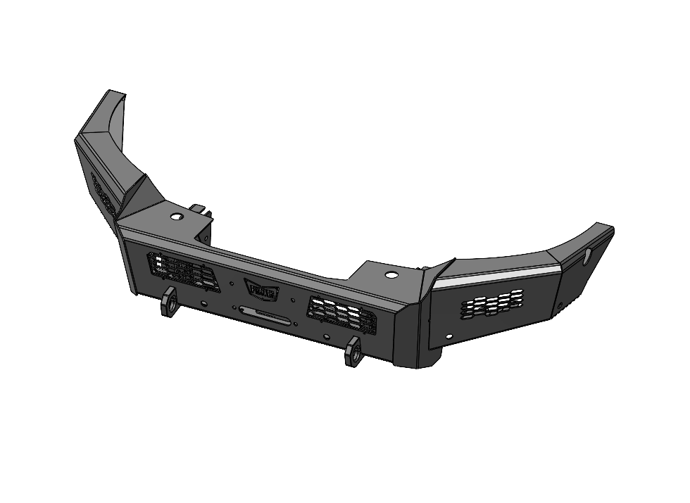 Frontier Series 2019-2024 Dodge Ram 4500/5500 Front Bumper - Base