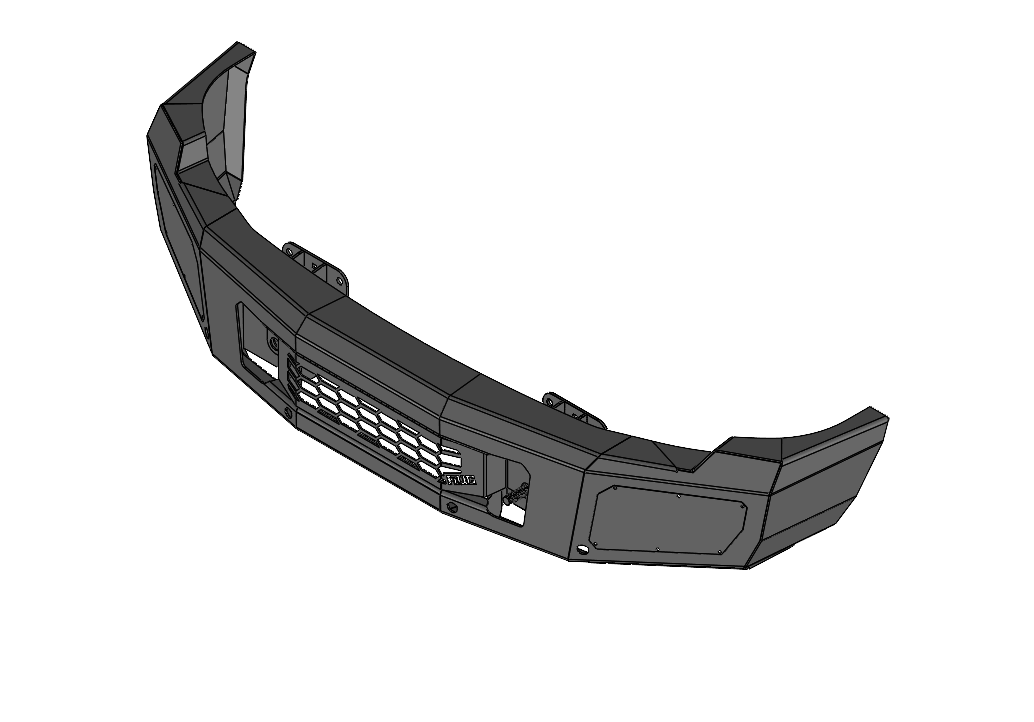 Steel Demon Series 2024+ GMC 2500/3500 Front Bumper