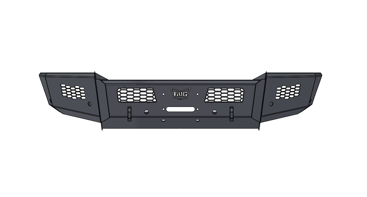 Frontier Series 2019-2024 Dodge Ram 2500/3500 Front Bumper - Base