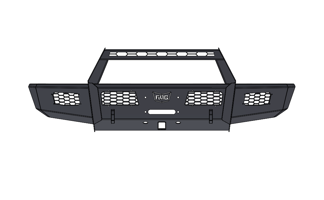 Frontier Series 2020-2022 Ford F250/F550 Front Bumper - Bull Bar Model