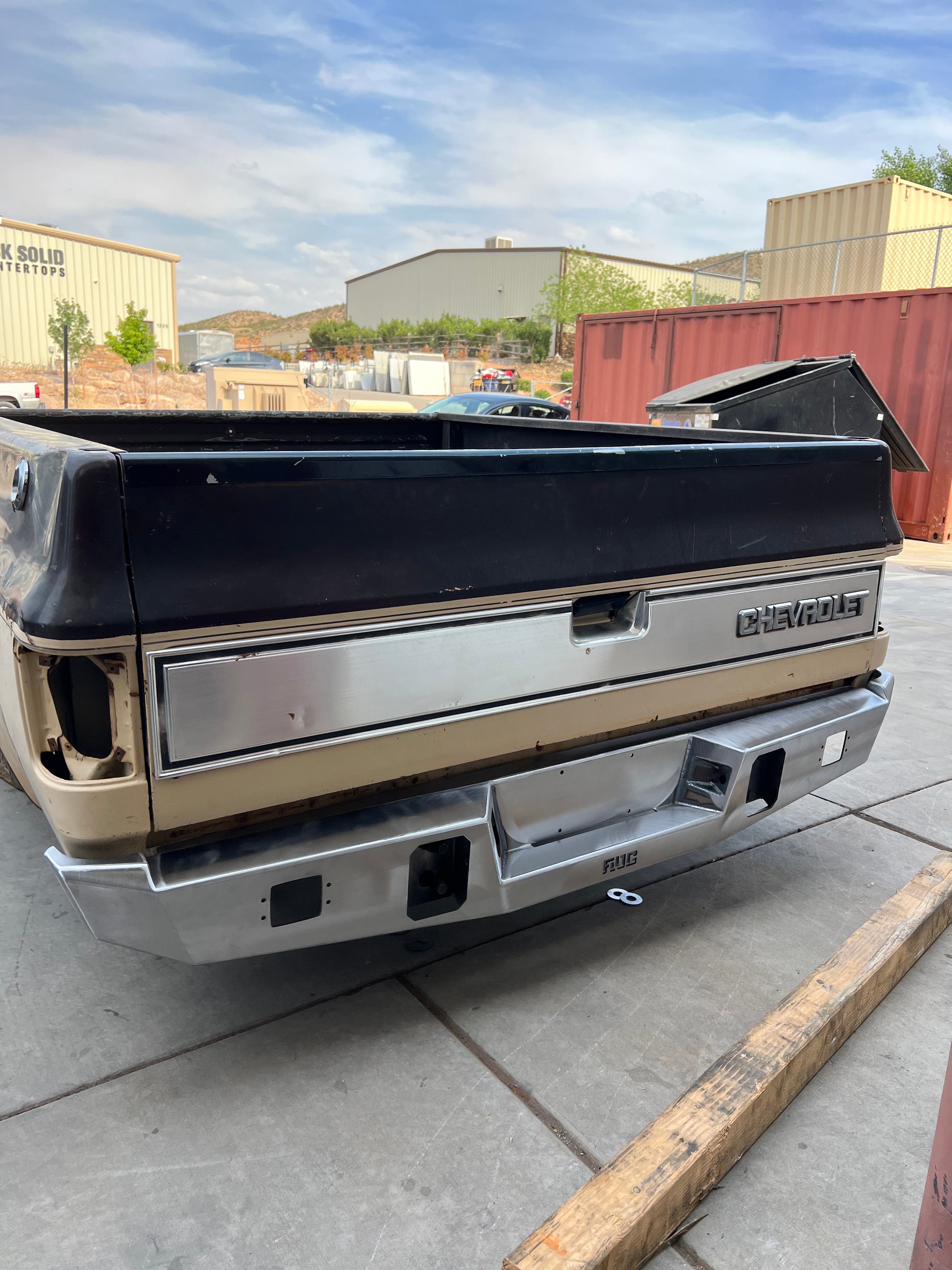 Demon Series 81-87 GMC 1500/3500 Rear Bumper