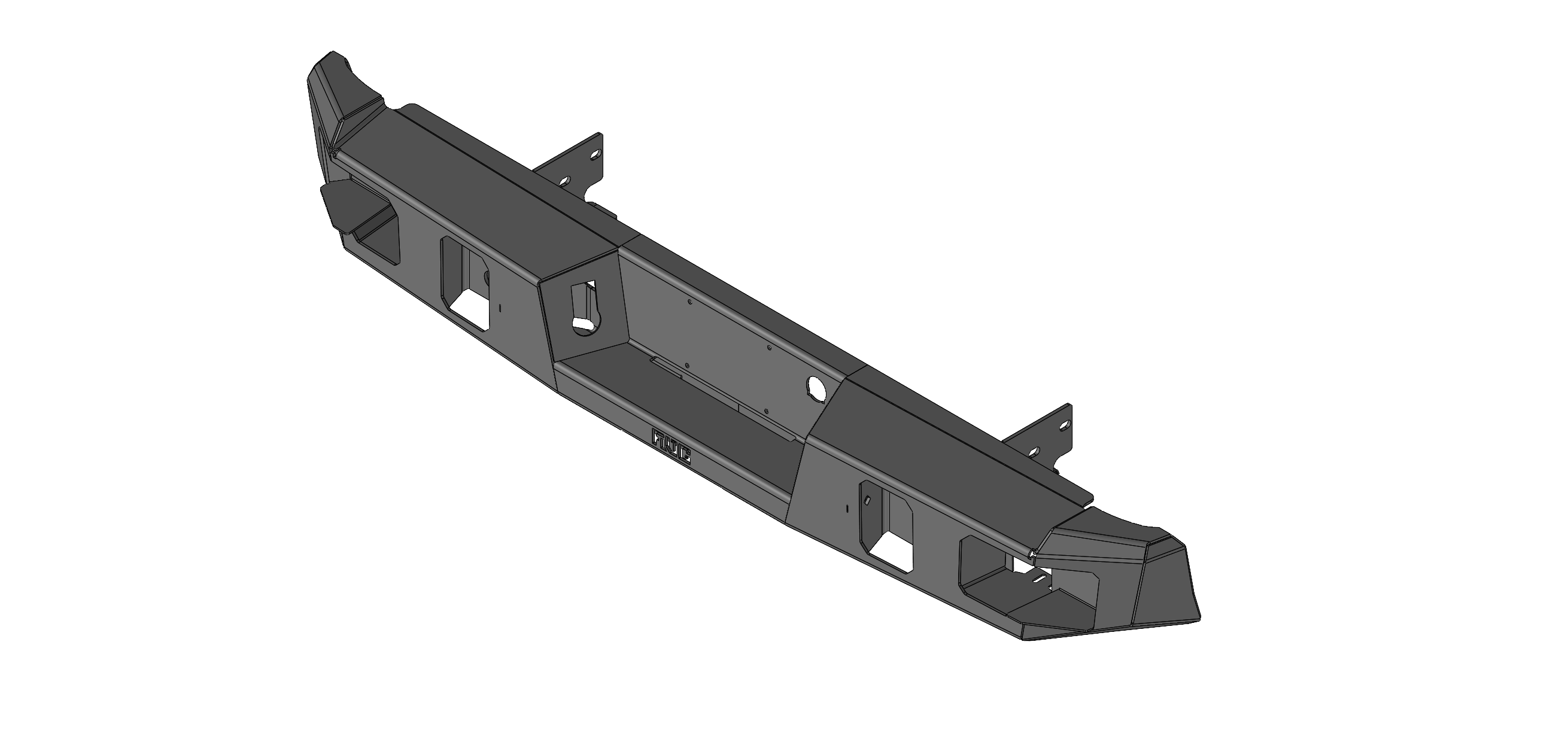 Demon Series 03-07 GMC 2500/3500 Rear Bumper
