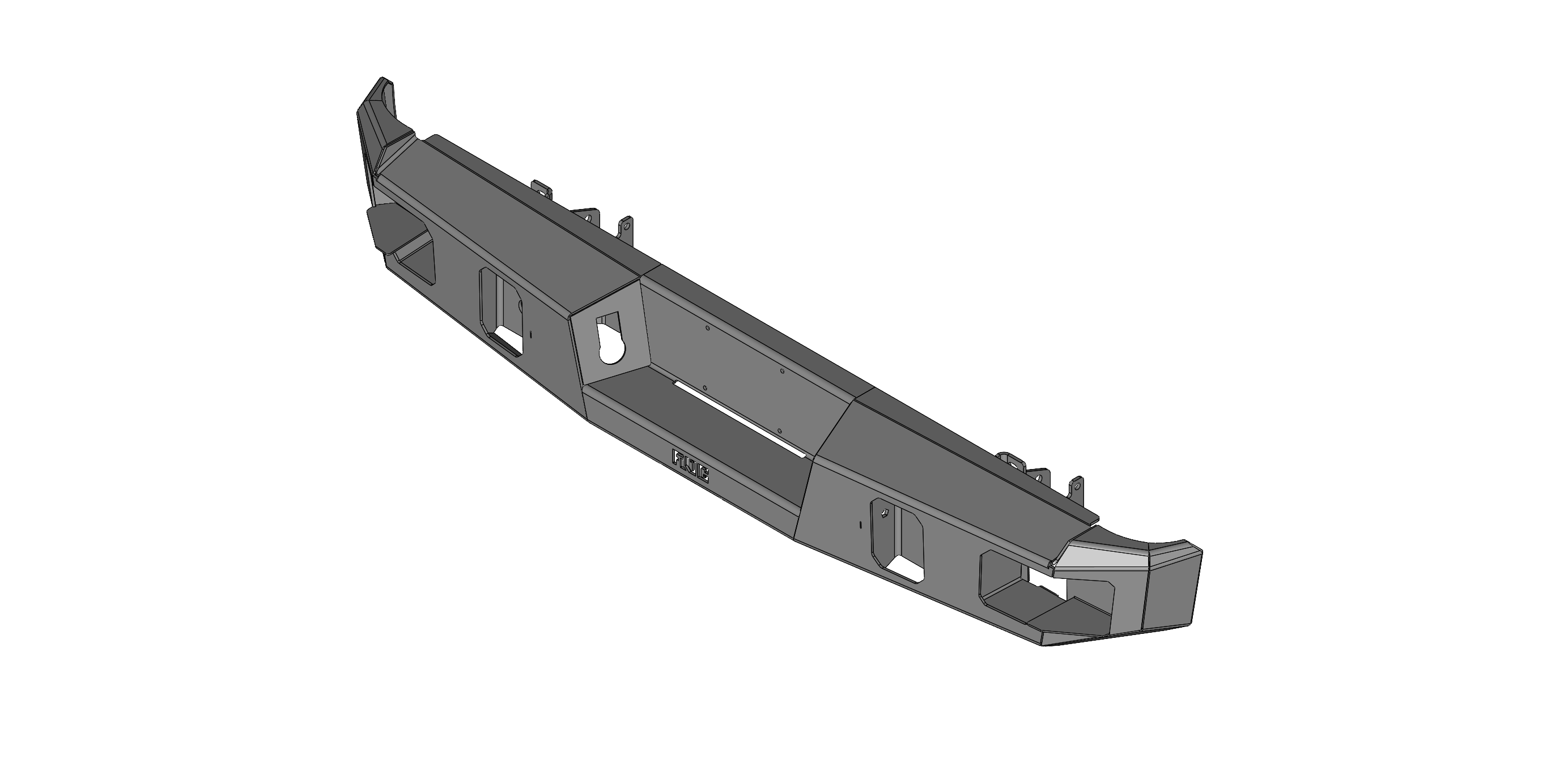 Steel Demon Series 2006-2009 Dodge 2500/3500 Rear Bumper