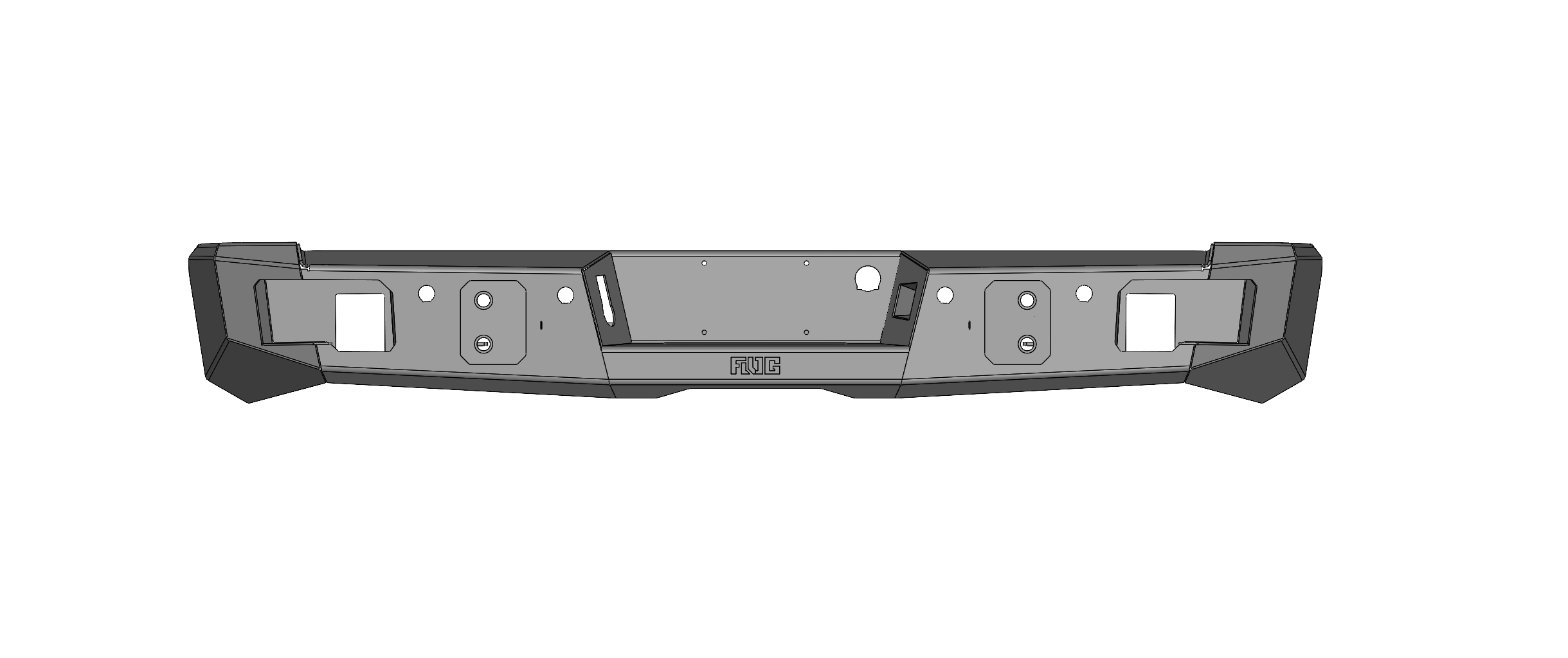 Steel Demon Series 2008-2010 GMC 2500/3500 Rear Bumper