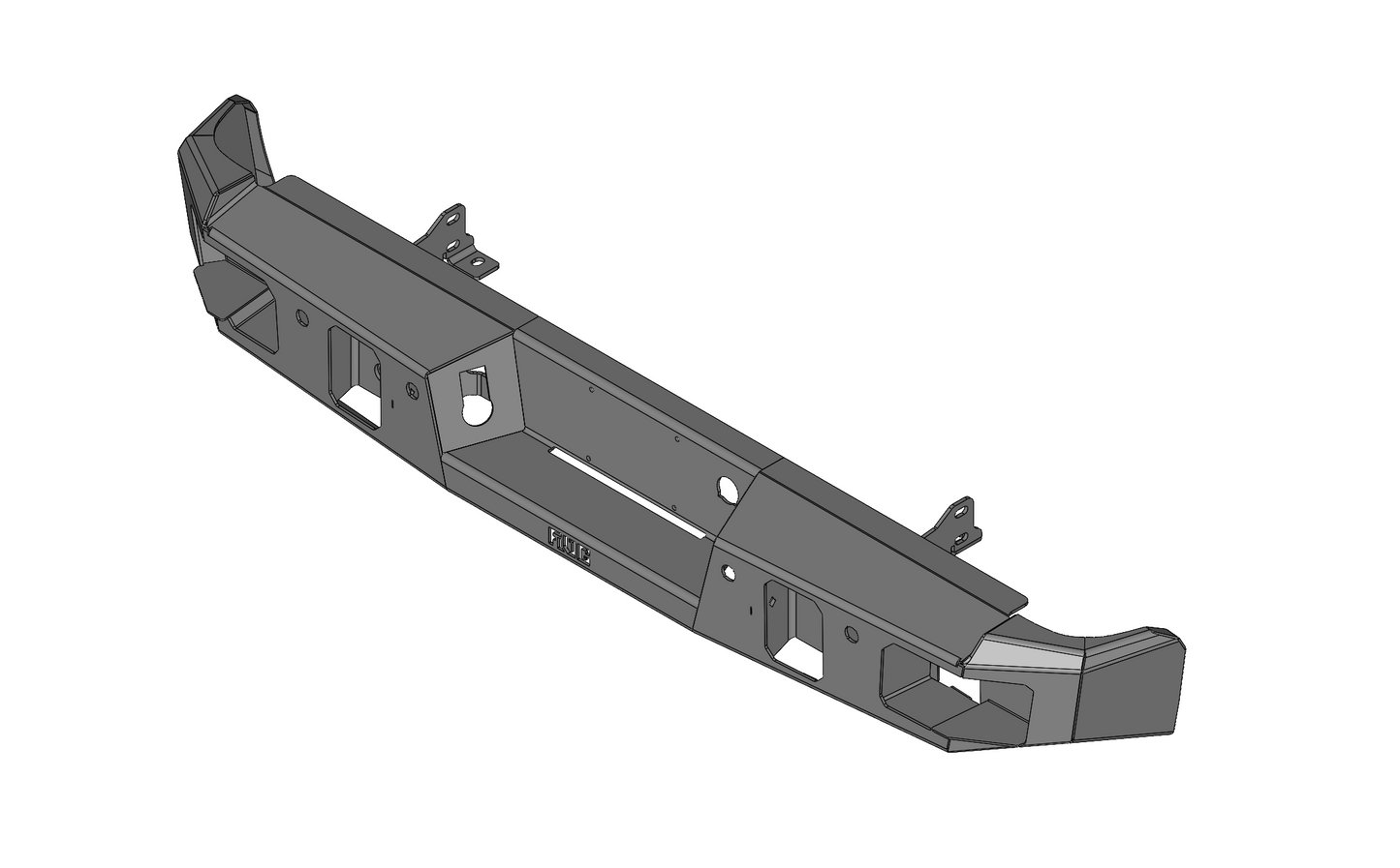 Steel Demon Series 2014-2015 GMC 1500 Rear Bumper