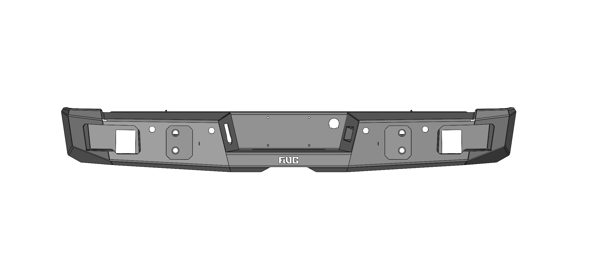 Steel Demon Series 2015-2019 GMC 2500/3500 Rear Bumper