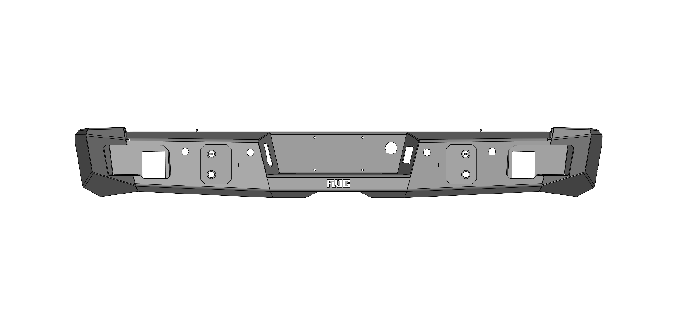 Steel Demon Series 2016-2018 GMC 1500 Rear Bumper