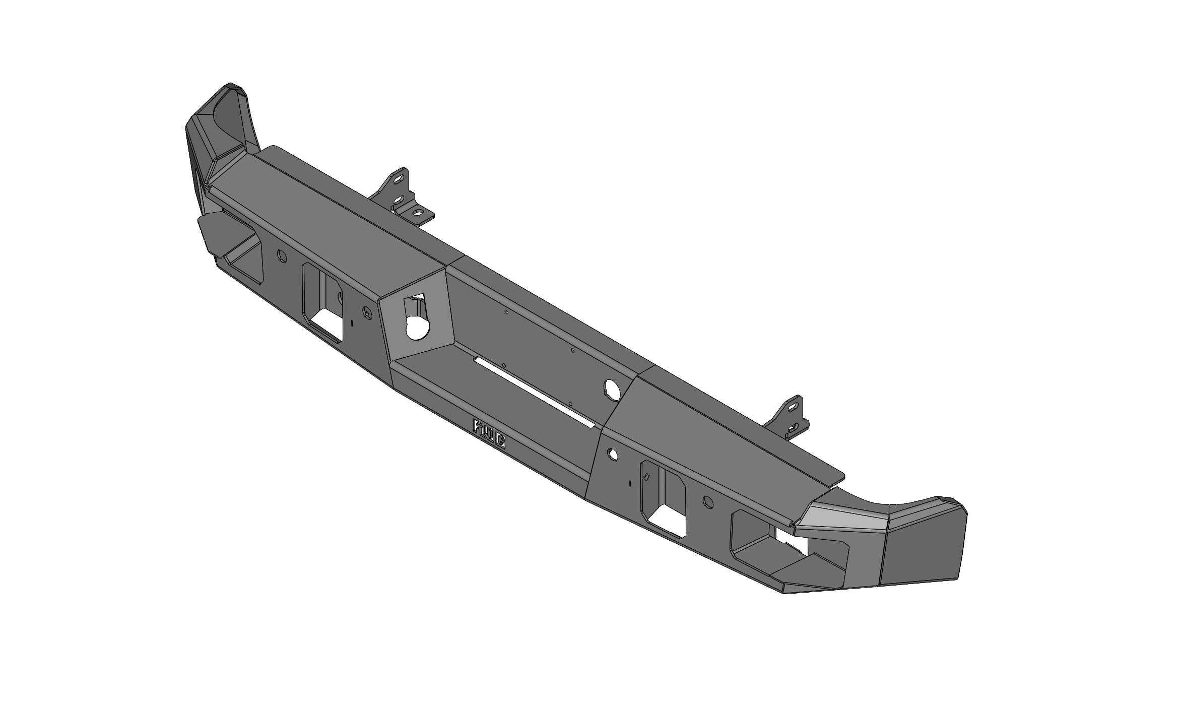 Steel Demon Series 2016-2018 GMC 1500 Rear Bumper