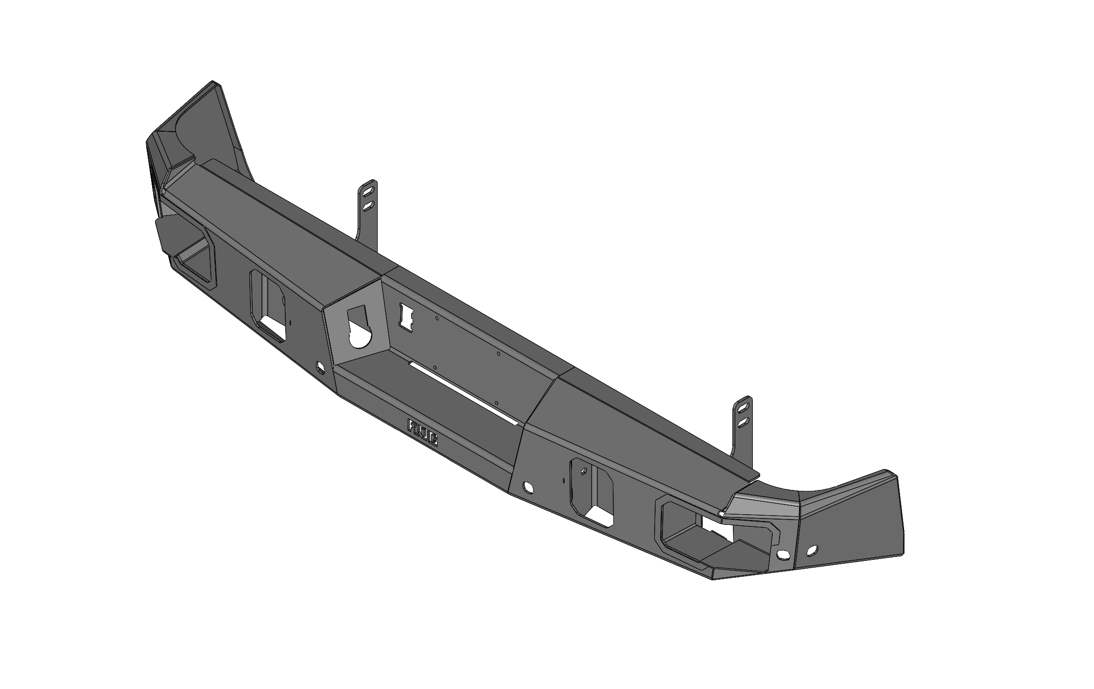 Steel Demon Series 2019-2024 Dodge 2500/3500 Rear Bumper