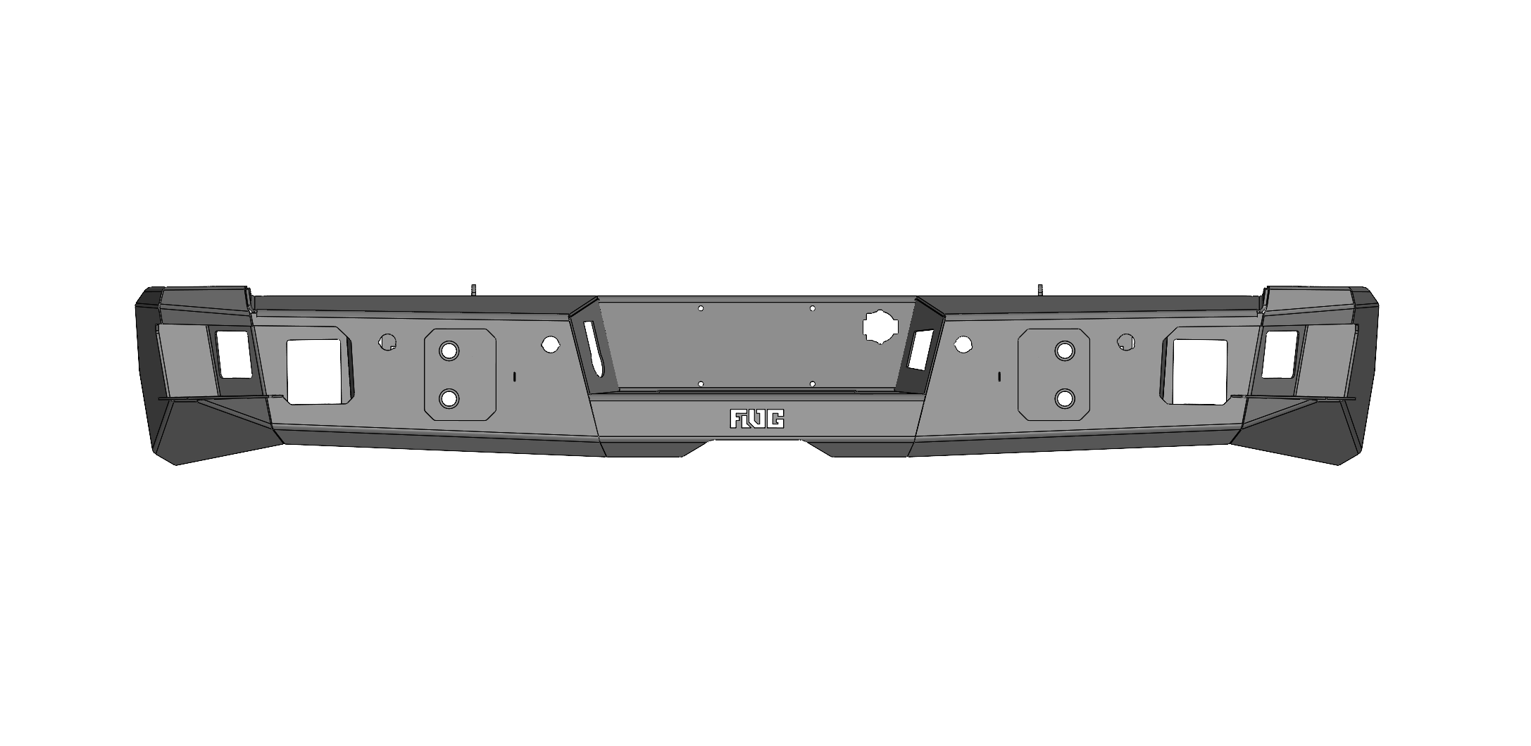 Steel Demon Series 2020-2023 GMC 2500/3500 Rear Bumper