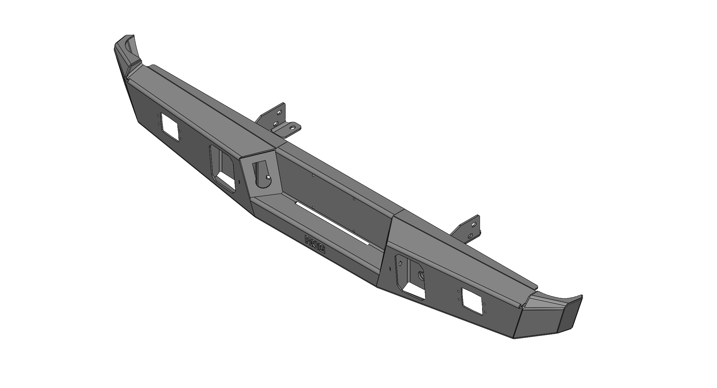 Demon Series 81-87 GMC 1500/3500 Rear Bumper