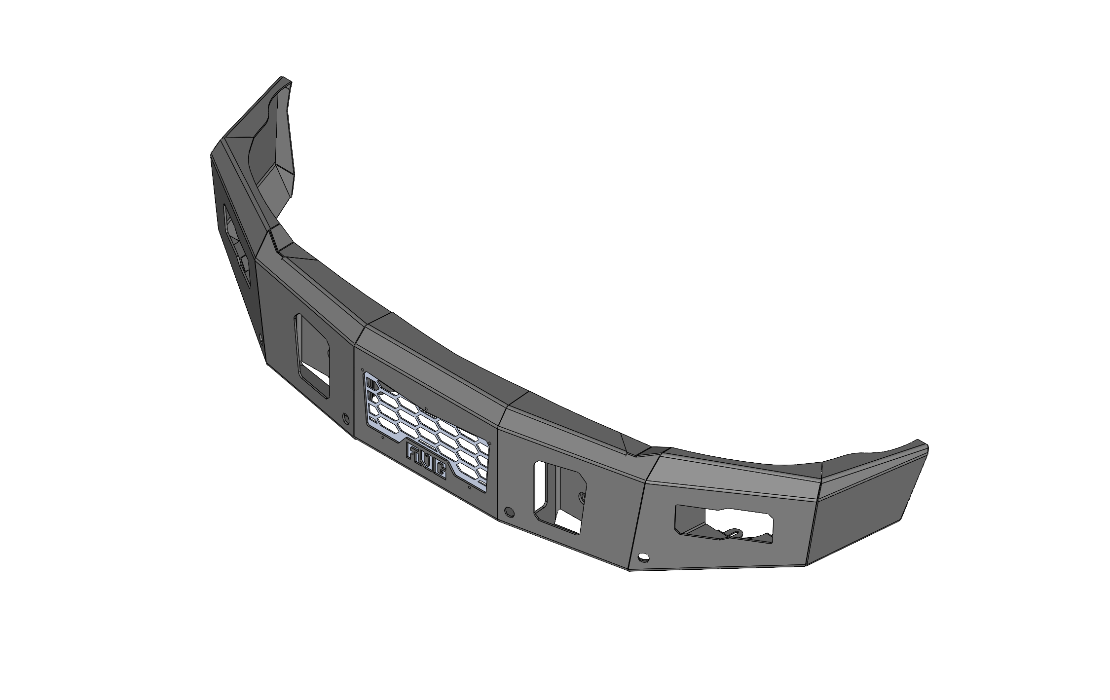Work Demon Series 15-19 Chevy 2500/3500 Front Bumper