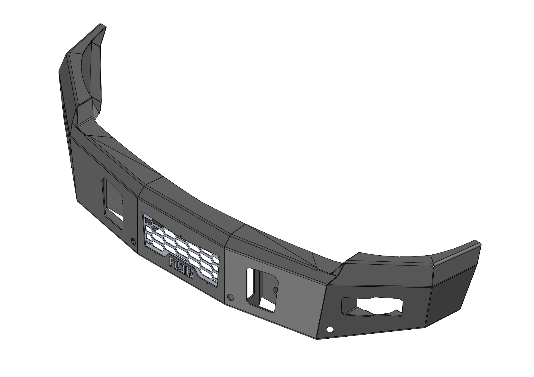 Work Demon Series 11-14 Chevy 2500/3500 Front Bumper