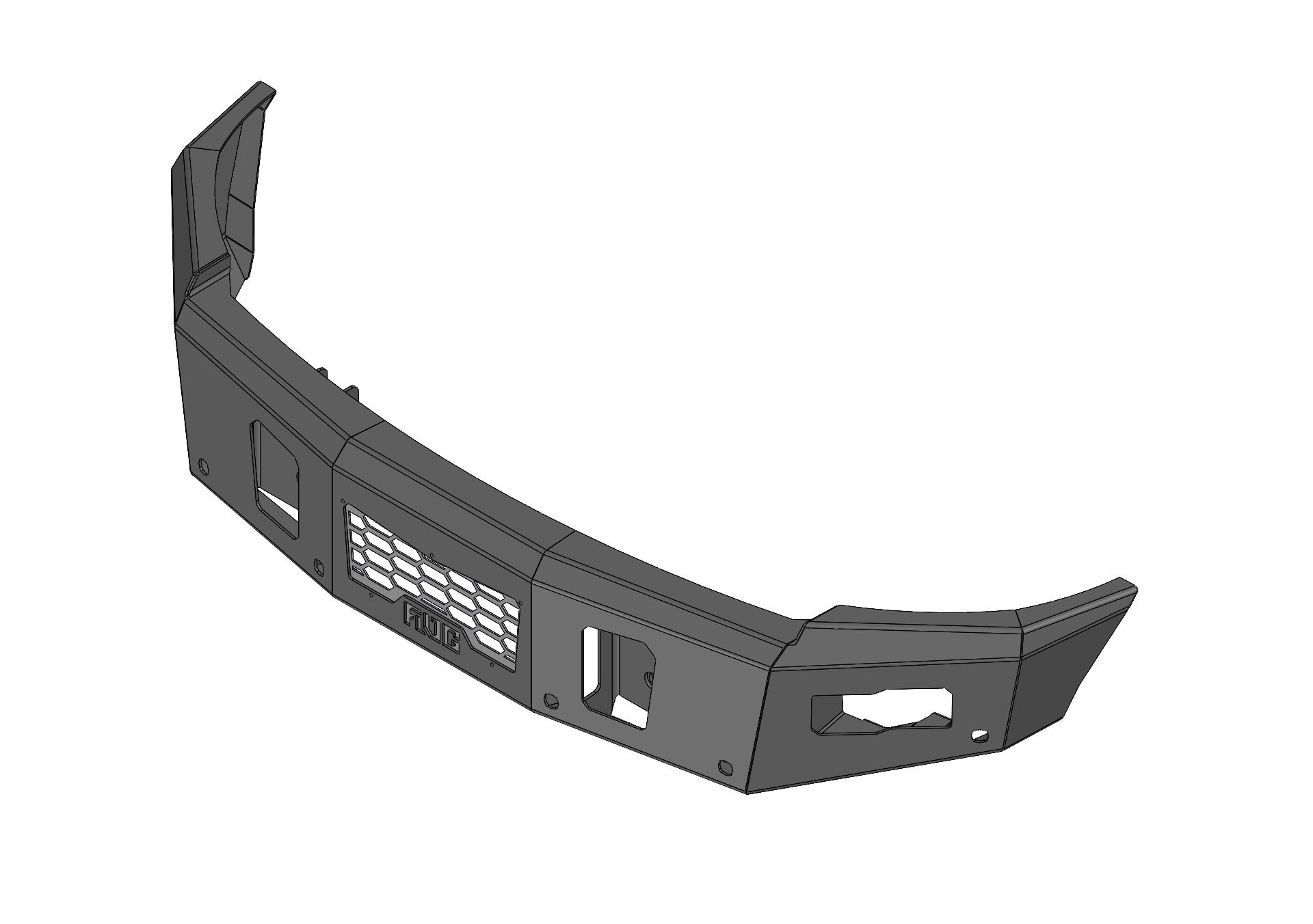 Work Demon Series 10-18 Dodge 4500/5500 Front Bumper