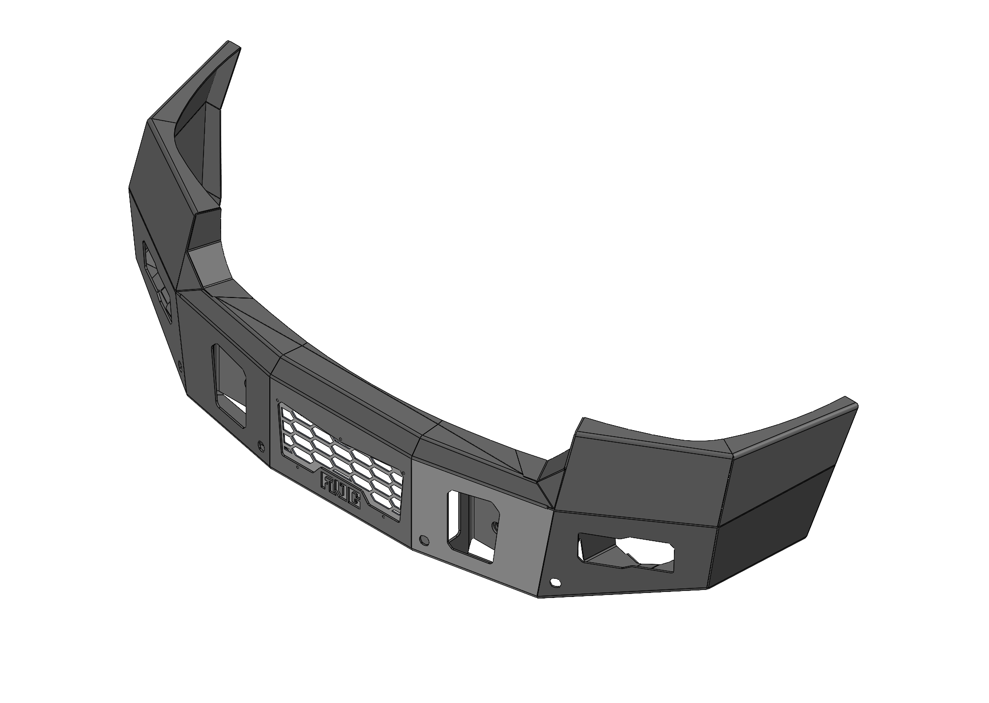 Work Demon Series 08-10 GMC 2500/3500 Front Bumper