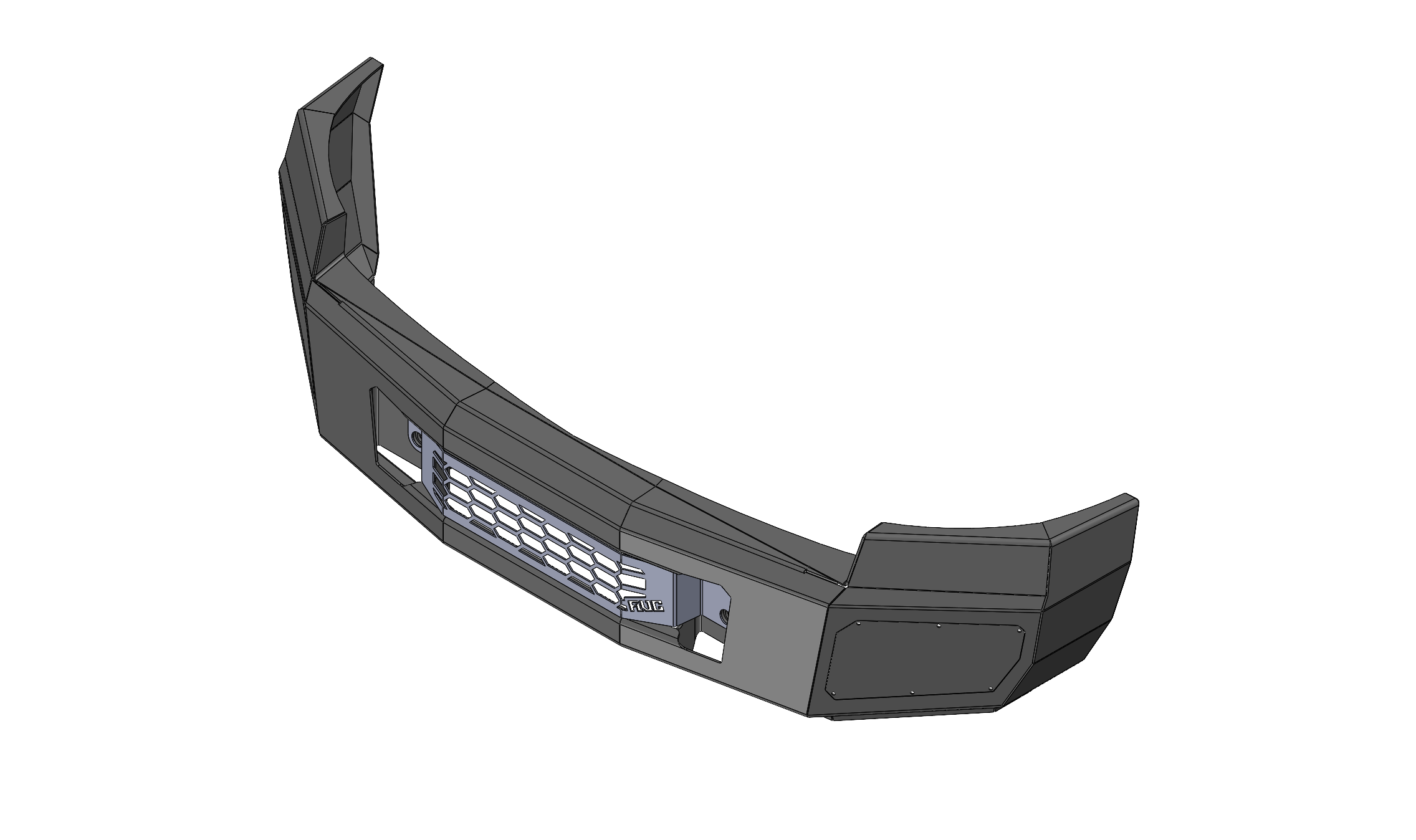 Steel Demon Series 08-10 Chevy 2500/3500  Front Bumper