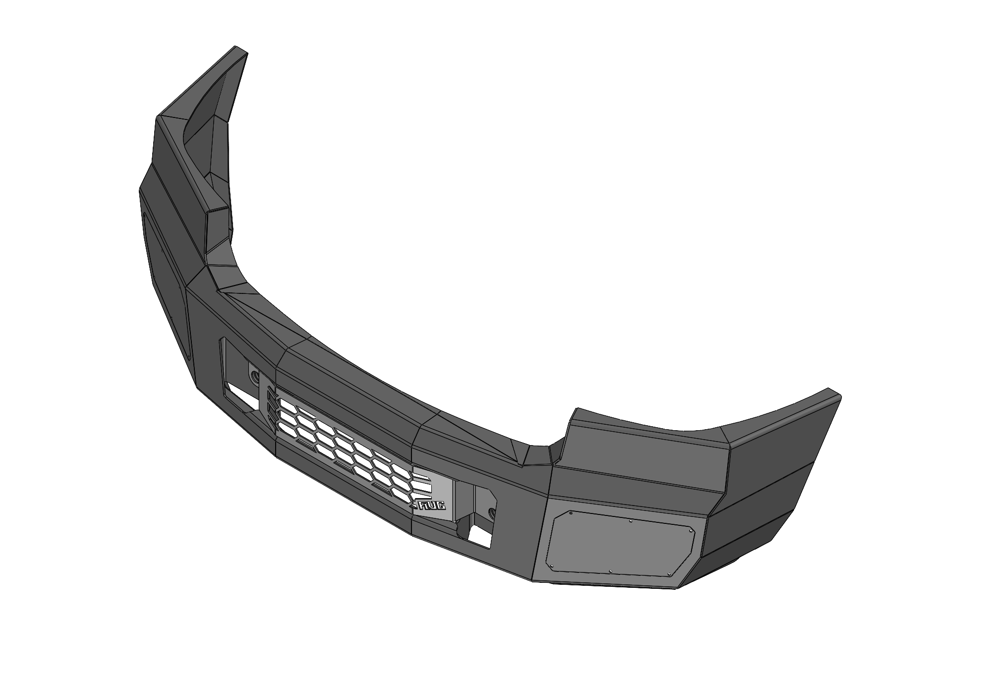 Steel Demon Series 08-10 GMC 2500/3500 Front Bumper