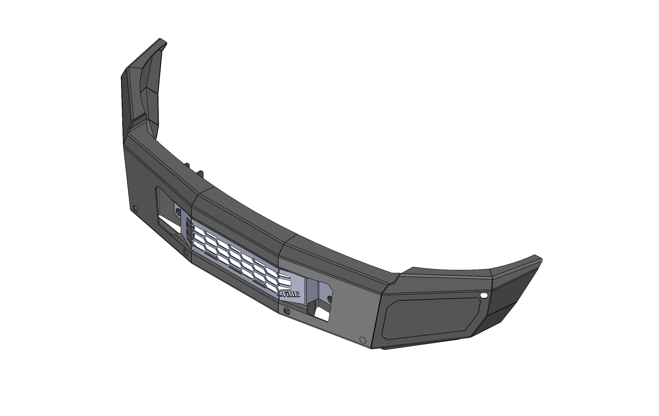 Steel Demon Series 10-18 Dodge 2500/3500 Front Bumper