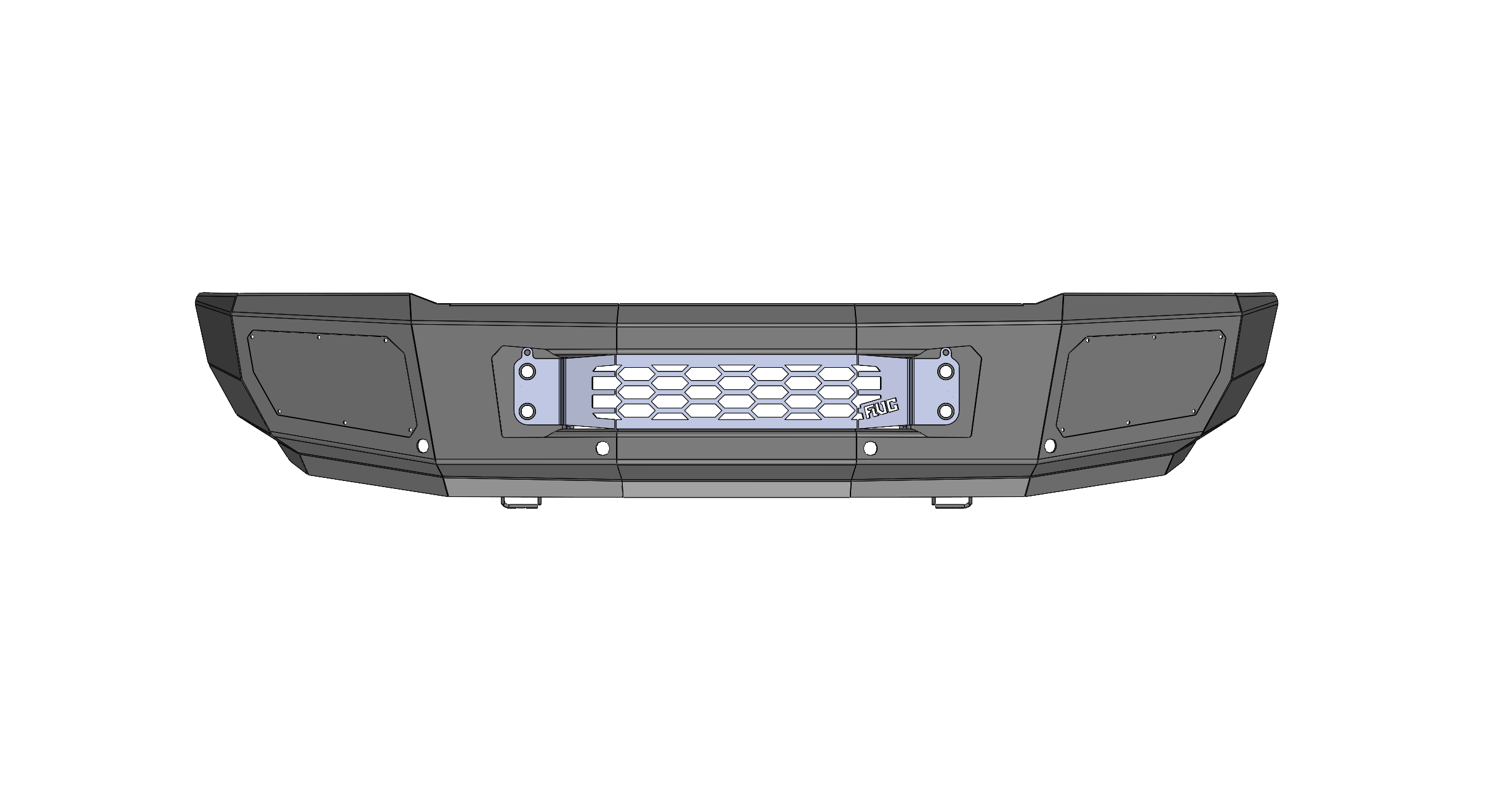 Steel Demon Series 15-19 Chevy 2500/3500 Front Bumper