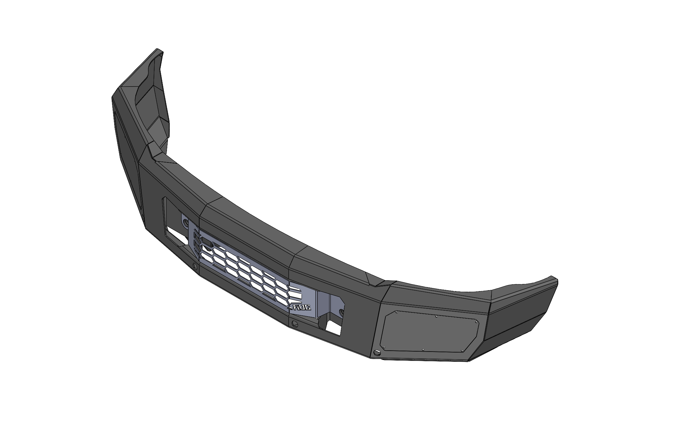 Steel Demon Series 15-19 Chevy 2500/3500 Front Bumper