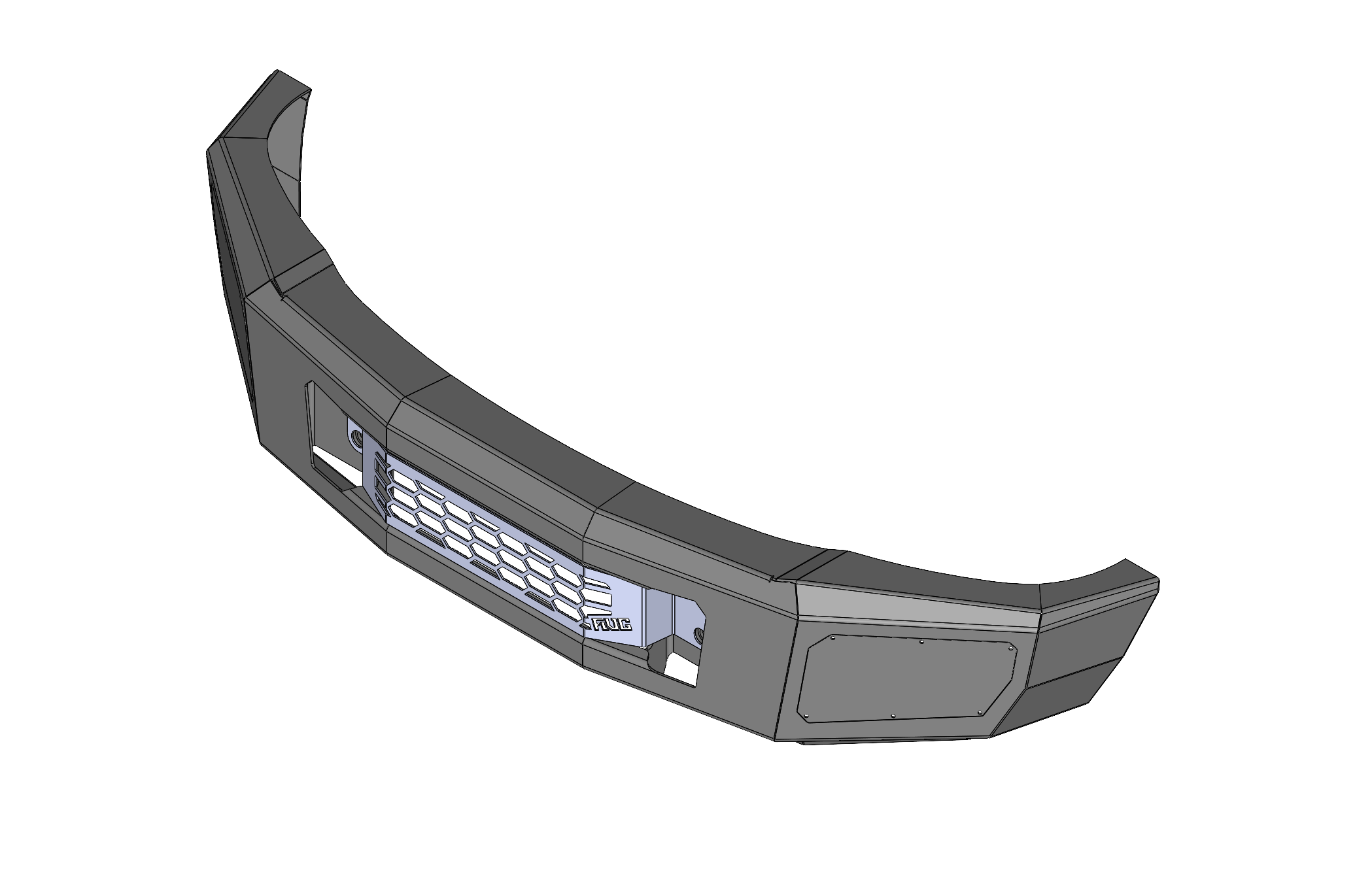 Steel Demon Series 17-19 Ford F-450/550 Front Bumper