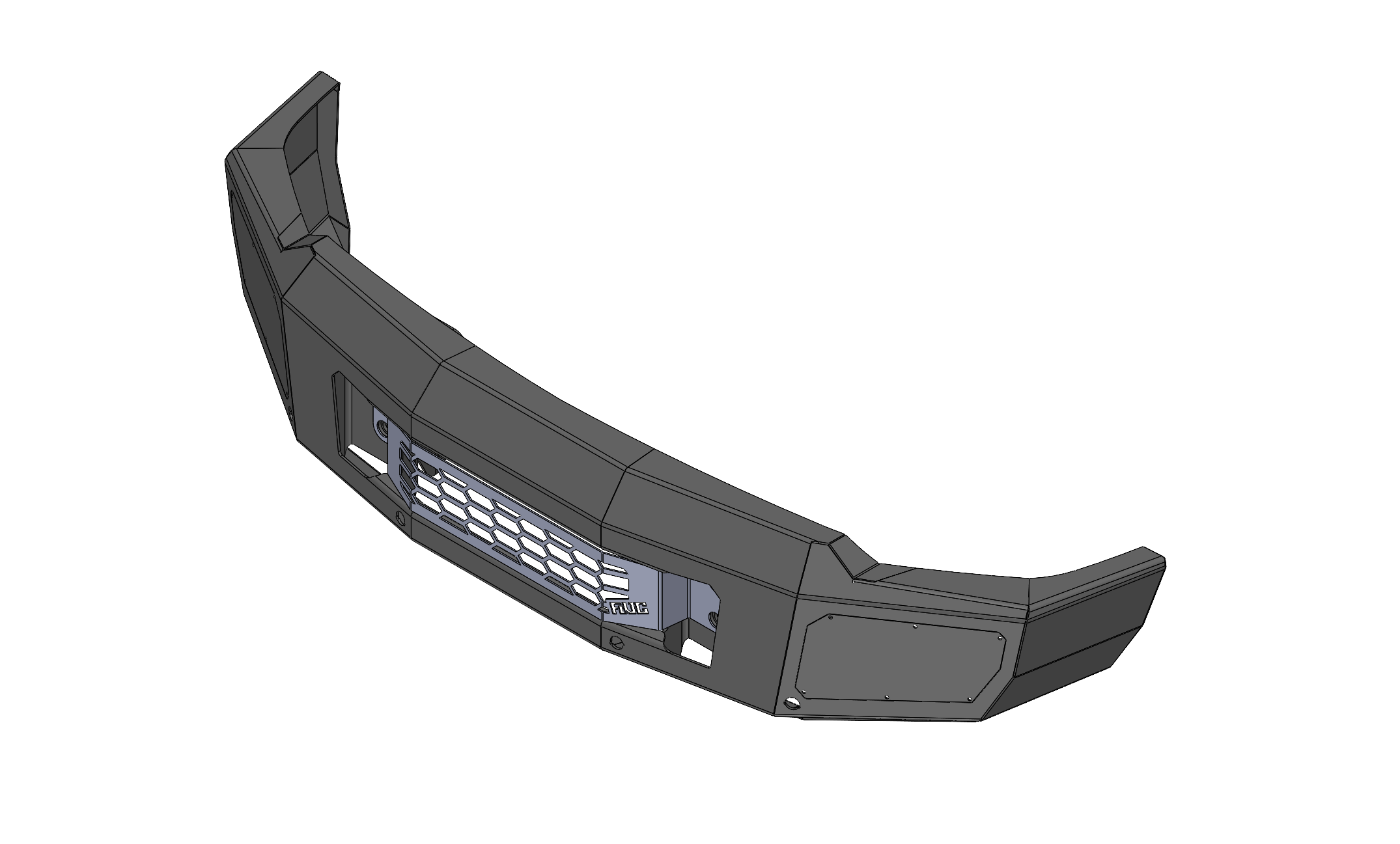 Steel Demon Series 2020-2023 Chevy 2500/3500 Front Bumper