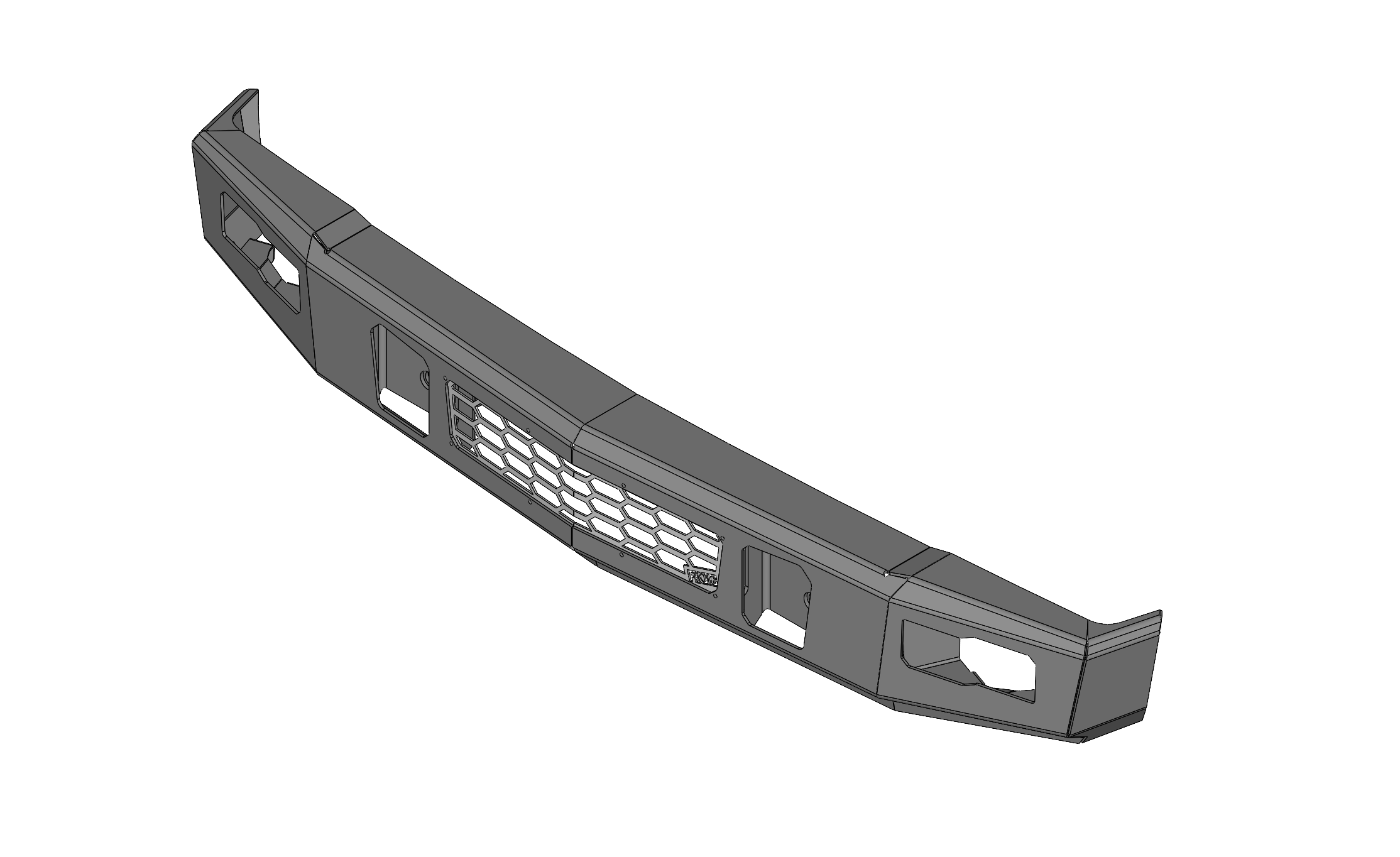 Steel Demon Series 81-87 GMC 1500/3500 Front bumper