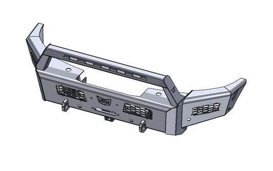 Frontier Series 2010-2018 Ram 4500/5500 Front Bumper - Bull Bar