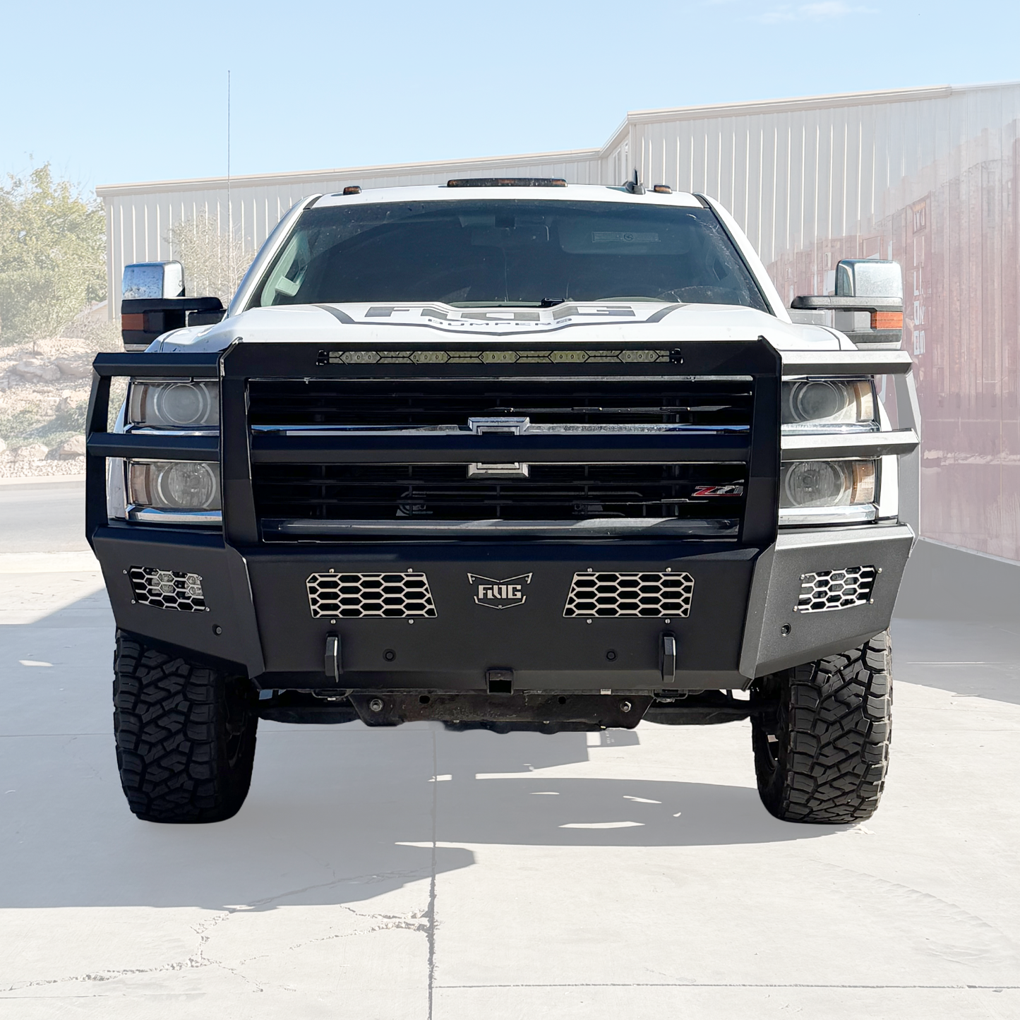 Frontier Series 2015-2019 Chevy 2500/3500 Front Bumper - Full Guard Model