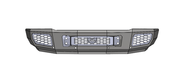 Steel Demon Series 15-19 Chevy 2500/3500 Front Bumper