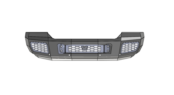 Steel Demon Series 15-19 GMC 2500/3500 Front Bumper