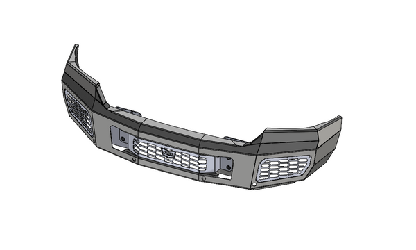 Steel Demon Series 15-19 GMC 2500/3500 Front Bumper