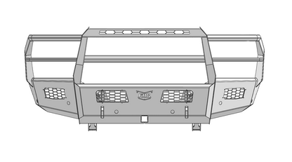 Frontier Series 2019-2024 Ram 2500/3500 Front Bumper - Full Guard