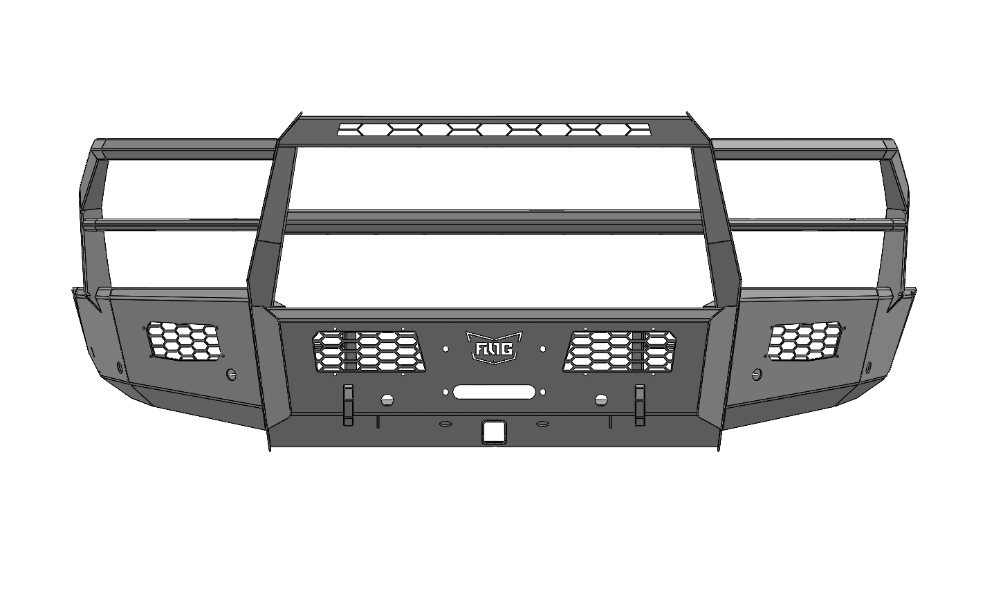 Frontier Series 2019-2024 Ram 4500/5500 Front Bumper - Full Guard