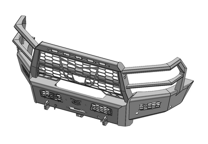 Frontier Series 2019-2024 Ram 4500/5500 Front Bumper - Full Guard