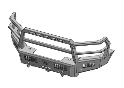Frontier Series 2019-2024 Ram 4500/5500 Front Bumper - Full Guard
