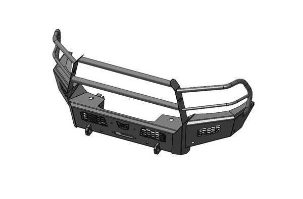Frontier Series 2019-2024 Ram 4500/5500 Front Bumper - Full Guard