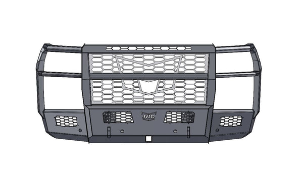 Frontier Series 2015-2019 Chevy 2500/3500 Front Bumper - Full Guard Model