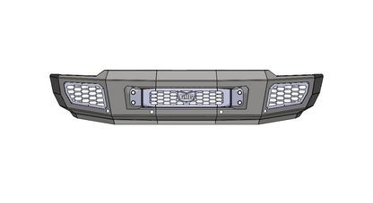 Steel Demon Series 2024+ Chevy 2500/3500 Front Bumper