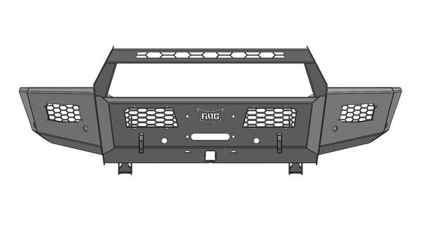 Frontier Series 2019-2024 Ram 2500/3500 Front Bumper - Bull Bar
