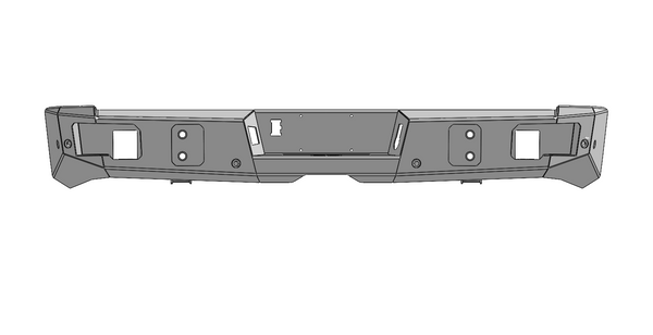 Steel Demon Series 2019-2024 RAM 2500/3500 Rear Bumper