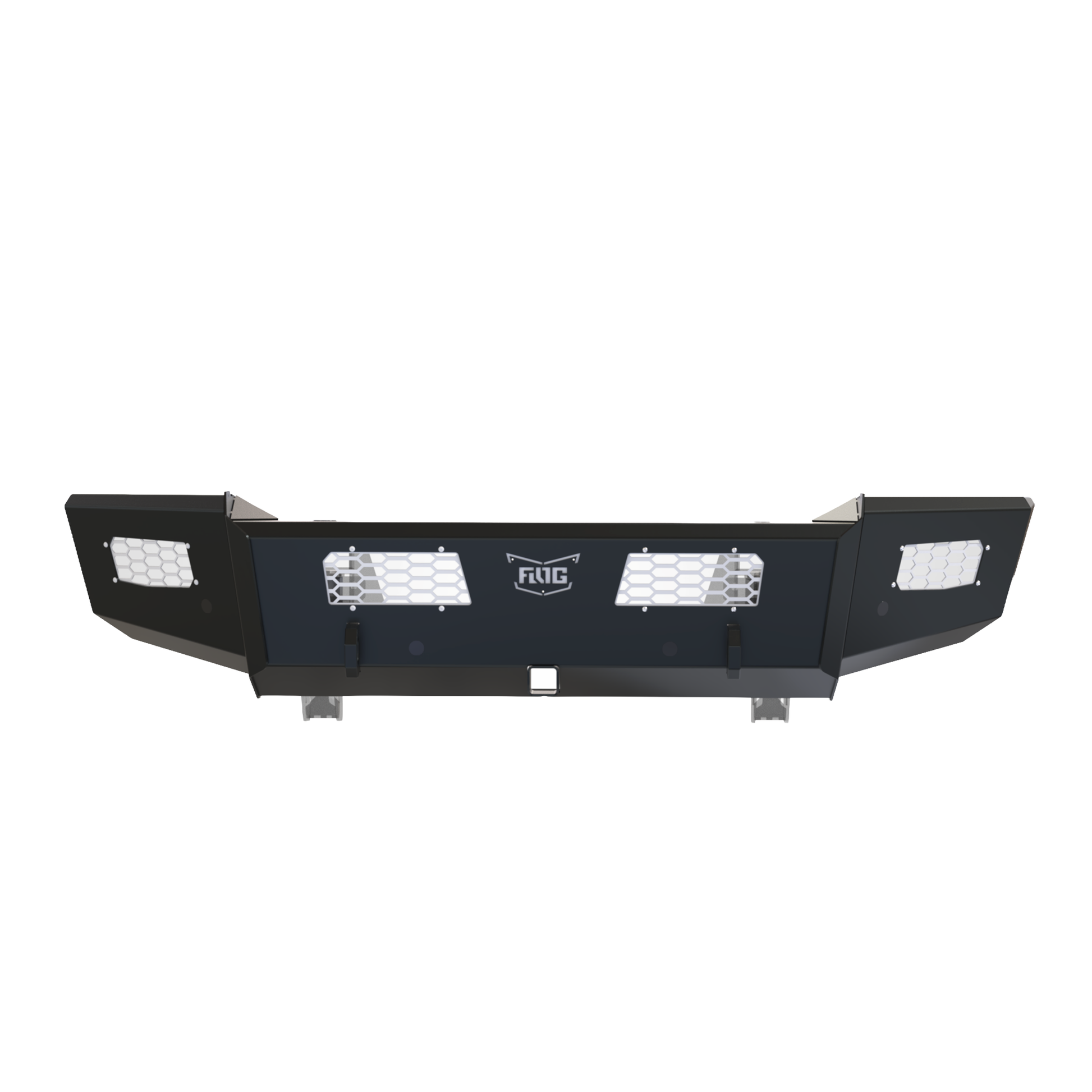 Black heavy duty steel RAM 2500 bumper 