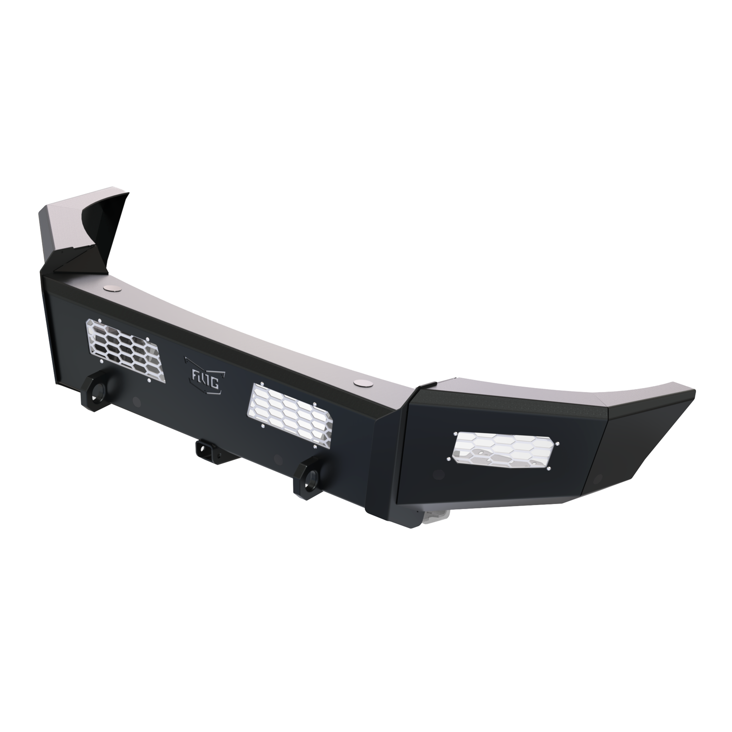 Black heavy duty steel RAM 2500 bumper 