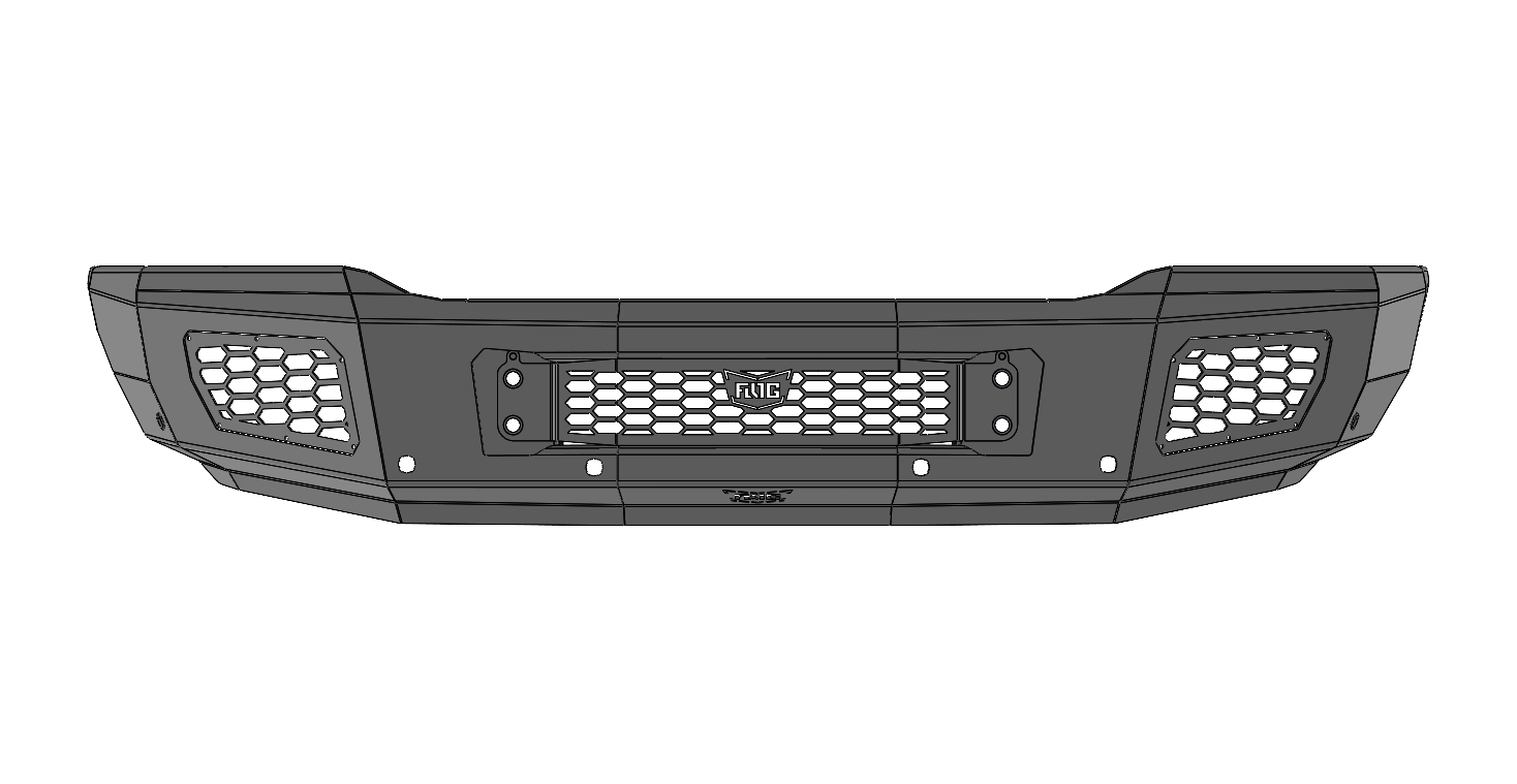 Steel Demon Series 2019-2024 RAM 4500/5500 Front Bumper