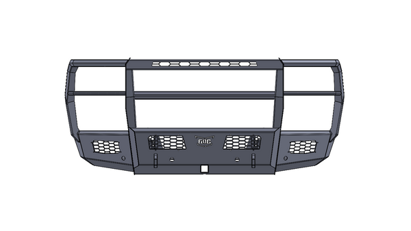 Frontier Series 2023+ Ford F250/F550 Front Bumper - Full Guard Model