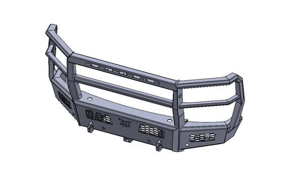 Frontier Series 2023+ Ford F250/F550 Front Bumper - Full Guard Model