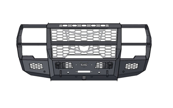 Frontier Series 2024+ GMC 2500/3500 Front Bumper - Full Guard Model
