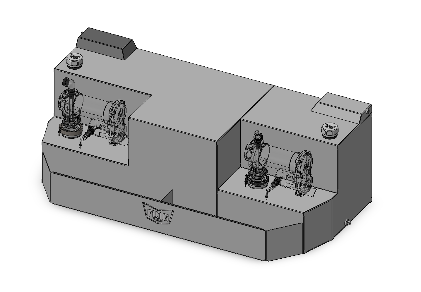 60 Gal. Dual Cell Fuel Transfer Tank
