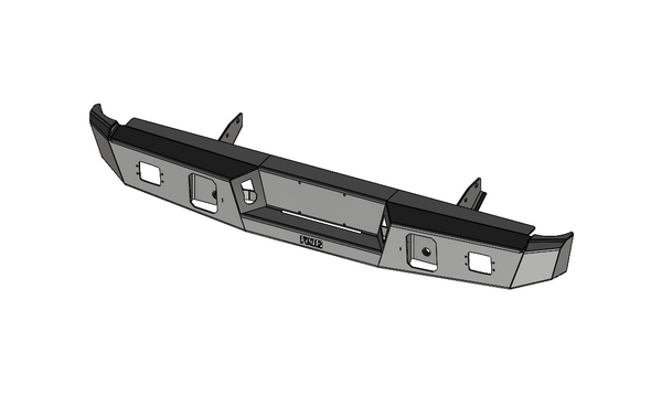 Steel Demon 1988-1998 Chevy 1500/3500 Rear Bumper